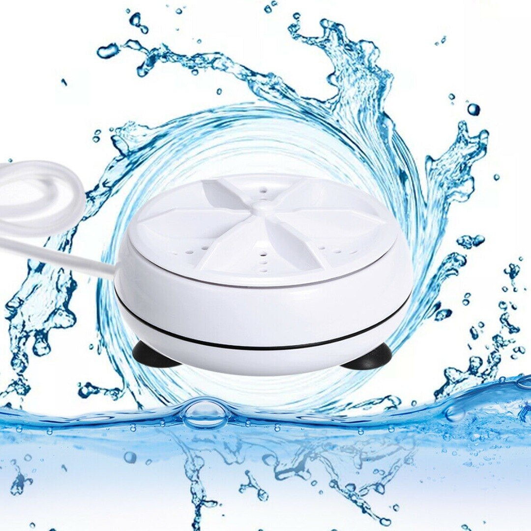 3 in 1 Mini Tragbare Ultraschall Turbine Waschen Maschine USB Wäsche Kleidung Unterlegscheibe Reiniger für Heimat Reise