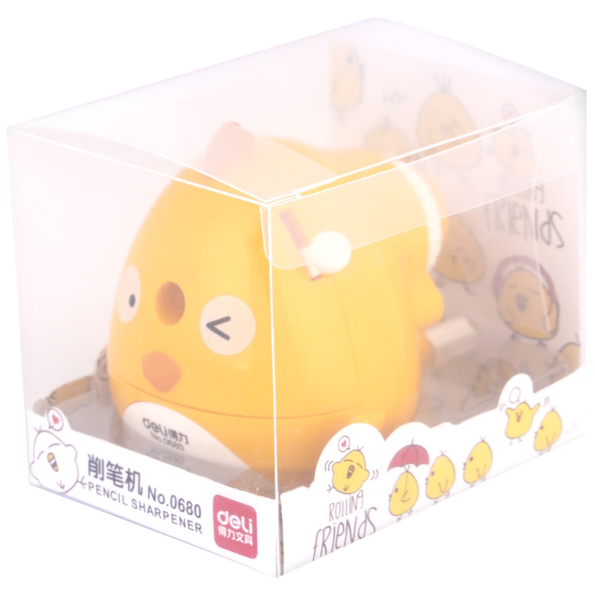 Deli Lovely Stationery Chicken Pencil Sharpener Kawaii Pencil Sharpener for Kids School Supplies Pencils Sharpener