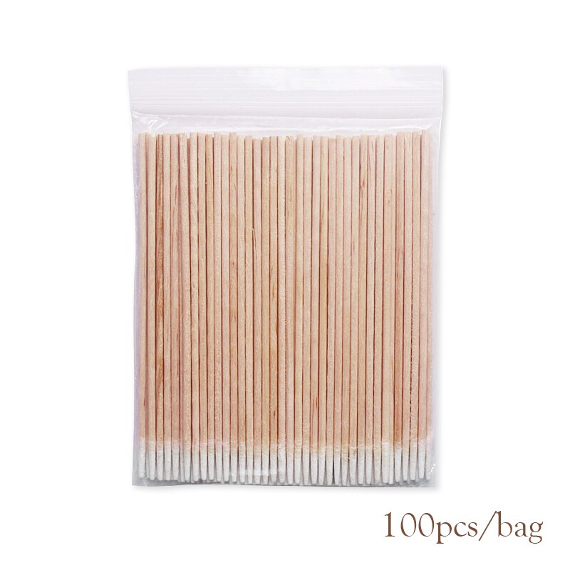 Bastoncillos de madera para limpieza de uñas, 300 piezas, Corrector de detalles para manicura, quitaesmalte, herramientas de arte: Q49665-1