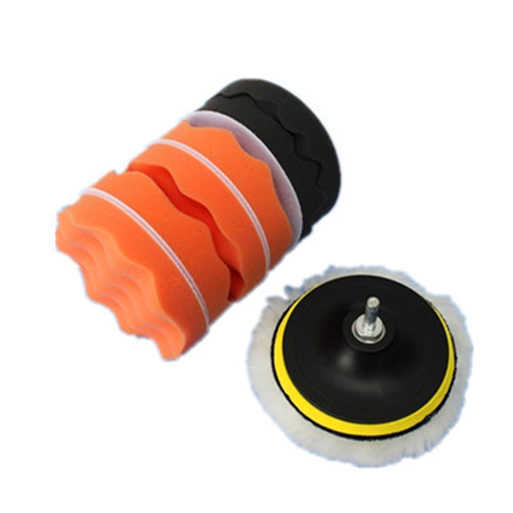 NewCar Polishing Tools kits Set 3 Inch Buffing Pad Kit Compound Polishing Auto Cars Detail Drill Adapter