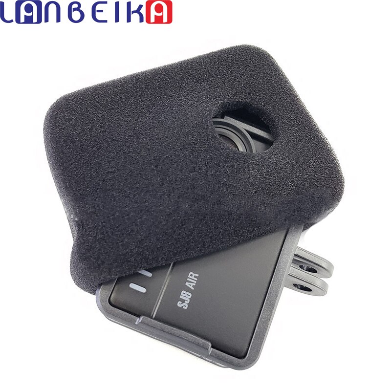 LANBEIKA Sponge Windshield Cover Frame Cover For SJCAM SJ8 Series Windslayer Foam Windscreen Wind Cap For SJ8 SJ8Pro AIR Camera