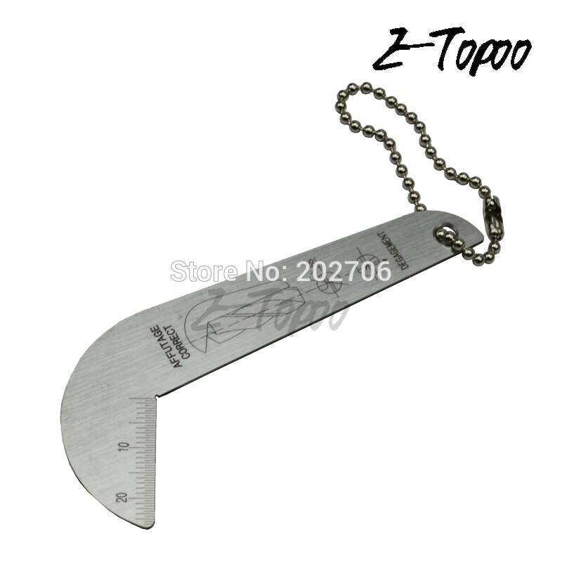 3Pcs/Set Drill Bits Angle Gauge Dirll Sharpener S/S Inspection Angle Gage: type3  1pcs