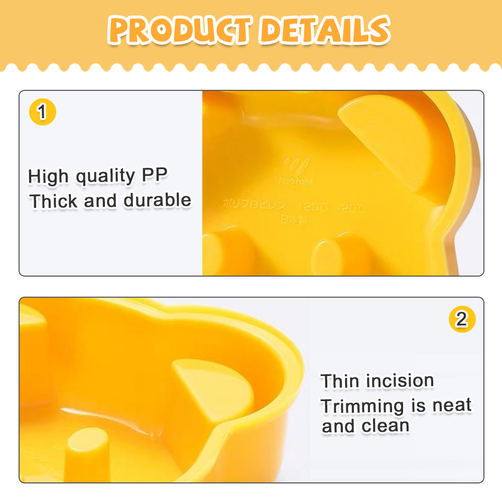 Sandwich Mould Bear Mini Cartoon Cute Bear Rabbit Car Sandwich Sealer Kids Bento Lunch Mold Cookie Cutter Baking Pastry Tools