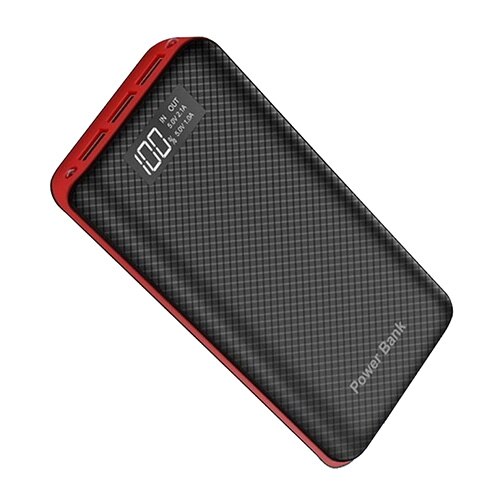 Powerbank 50000mAh – 66W Snel Opladen – Met LED-display – Draagbaar Voor Reizen, Kamperen & Wandelen (zwart/wit/rood/geel)
