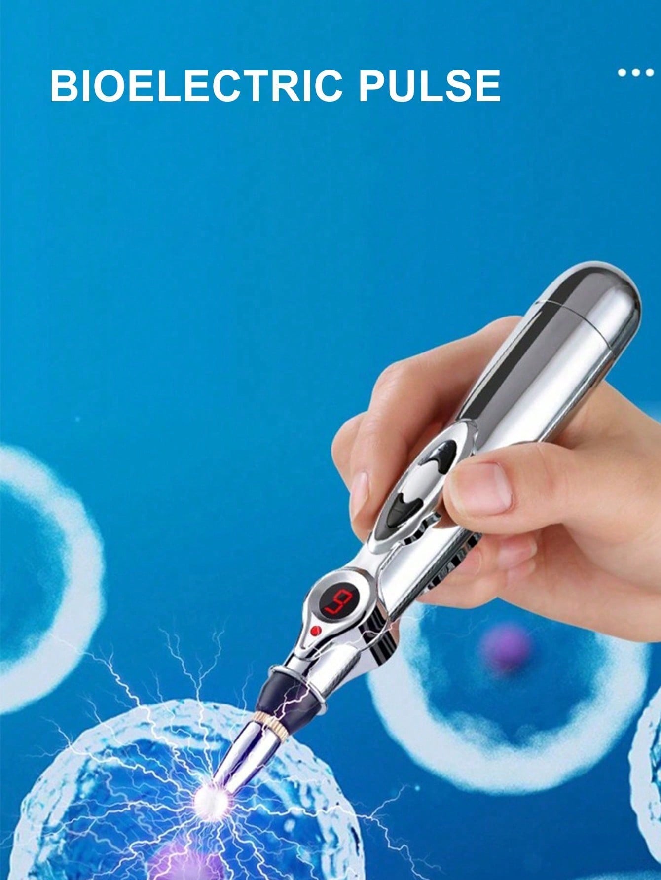 Caneta meridiana eletrônica, circulação de energia, massagem, pulso de energia, caneta meridiana, calmante e relaxante, artefato doméstico