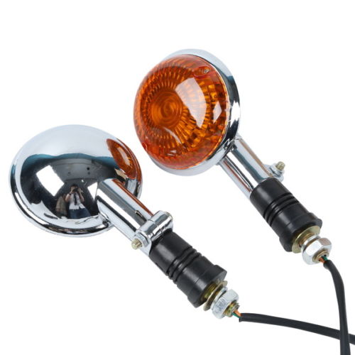 Lanternas de seta para motocicleta, lente laranja frontal para yamaha virago xv250 250 2006 v-max1200 v-star xvs400 xvs650 xvs1100