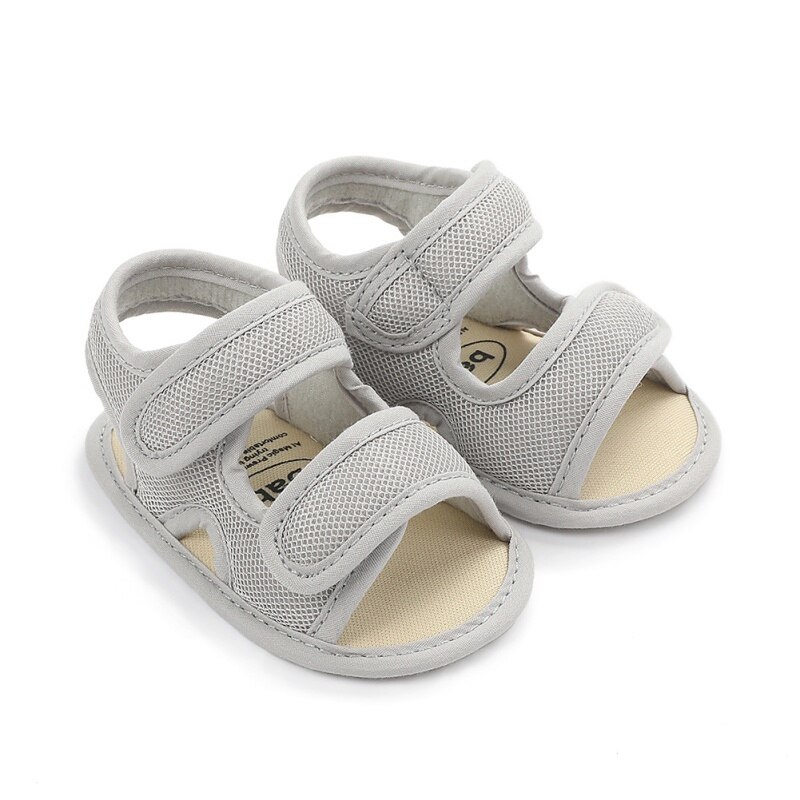 Sandales d'été antidérapantes respirantes pour bébés garçons et filles de 0 à 18 mois, chaussures à semelles souples creuses: H / 13-18 mois