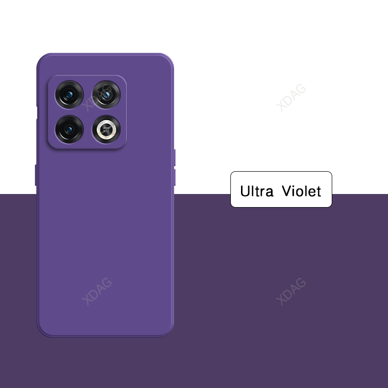 Funda de teléfono de silicona líquida Original para Oneplus 10 Pro 10Pro 10R 10T 5G, Funda de lujo de Color puro sólido, accesorios Carcas