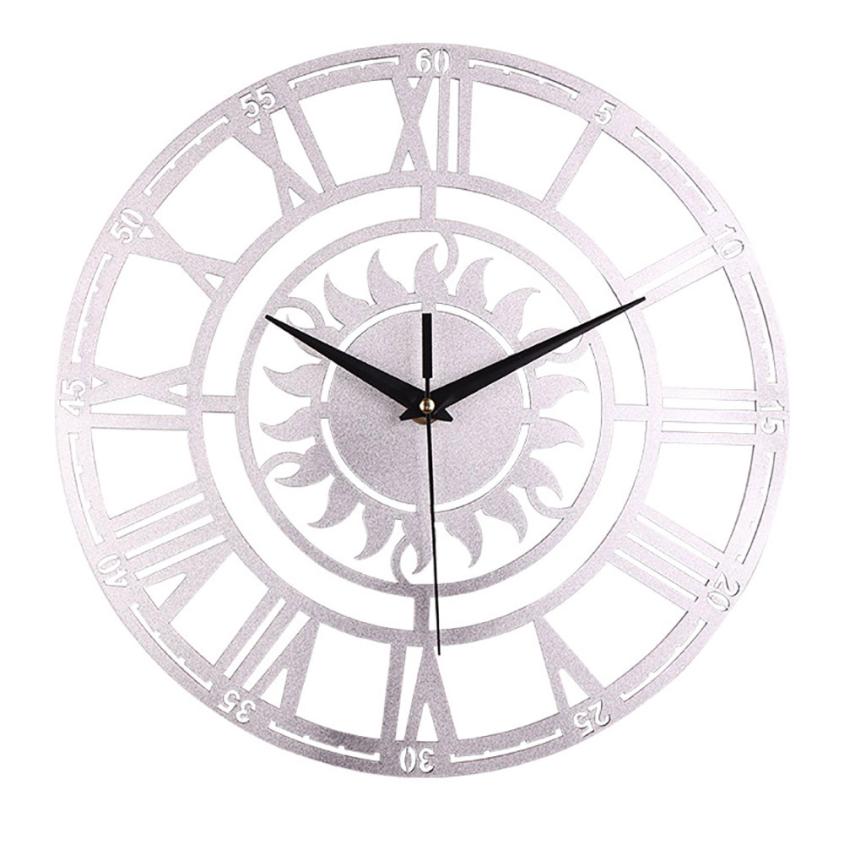 Retro Decorative Sun Roman Digital Acrylic Wall Clock august15