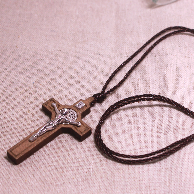 Christian Jesus Houten Kruis Katholieke Kerk Retro Houten Hanger Auto Jezus Op Cross Rosarios Catolicos Jezus Croix Kruisbeeld