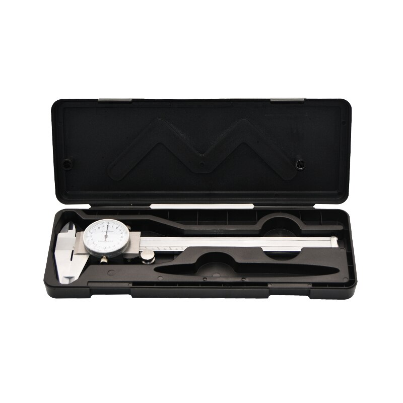 Shockproof measuring tool display digital electronic vernier caliper micrometer 6-inch Stainless steel 150mm LCD metal caliper: calipe with box