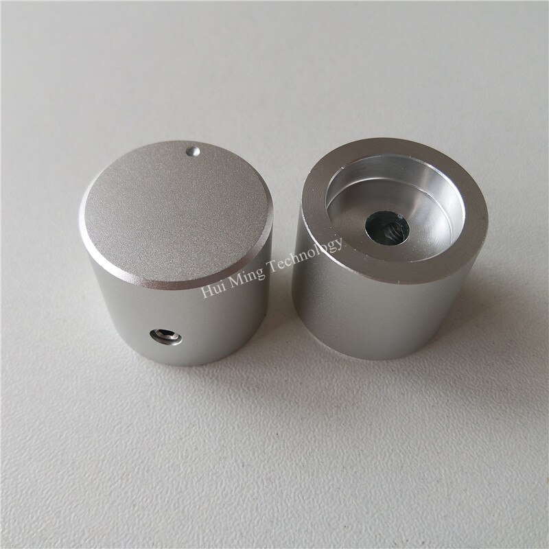 2pcs aluminum knob potentiometer knob 25*22*6mm potentiometer cap car knob switch cap Encoder for amplifier knob
