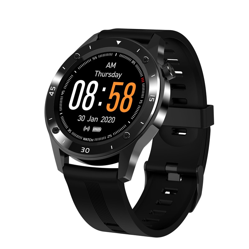 F22 Full Touch Screen Smart Watch Gps Track Hartslag Bloeddrukmeter Stap Oproep Informatie Herinnering Sport Armband