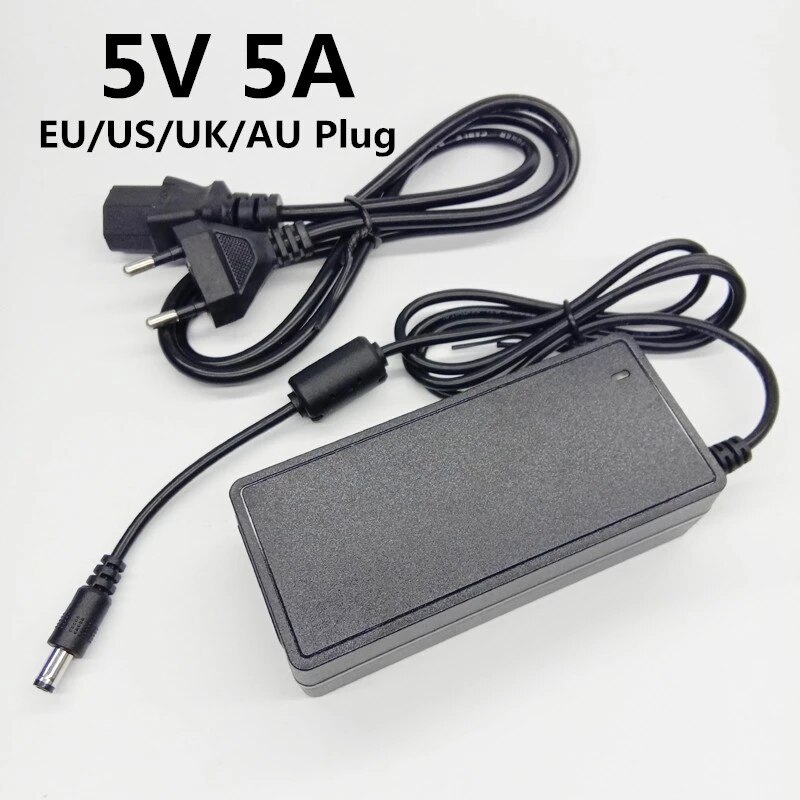 5 V 5A Ac/Dc Universele Power Adapter Supply Unit 5V5A Converter 220 5 V 5Volt Schakelende Adapter eu Ons Uk Au Plug 5.5*2.5Mm