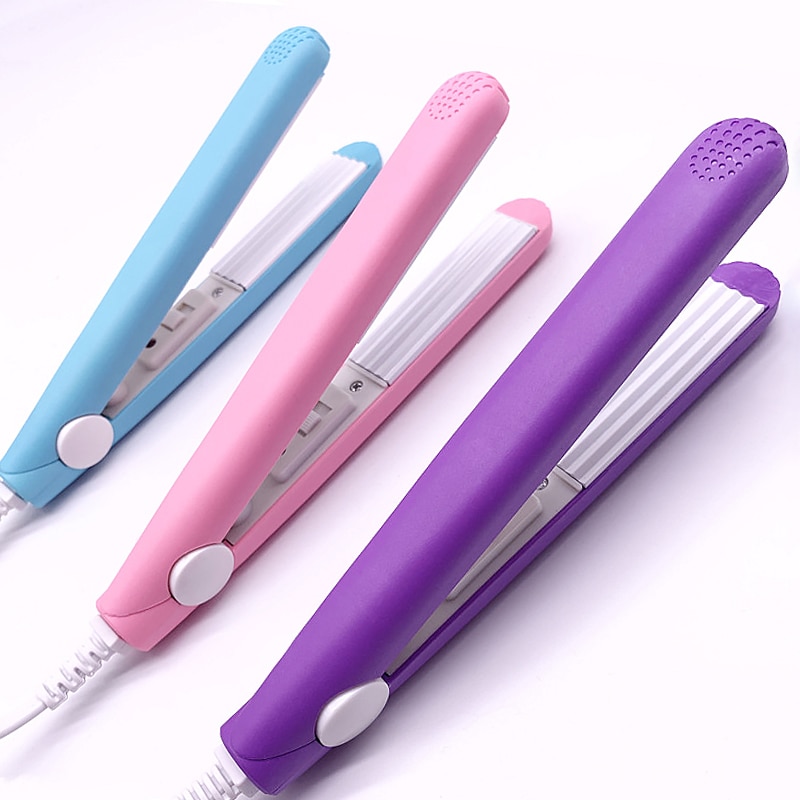 Mini krullen stijltang roze keramische krultang golvende haar stijltang stylingtools volume haar krultang