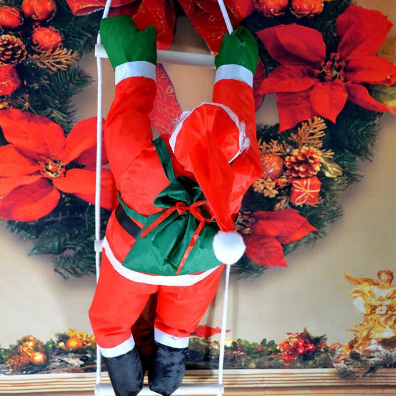 Weihnachten Anhänger Leiter Weihnachten Santa Puppe Baum Neue Jahr Dekoration gefallen Dekoration
