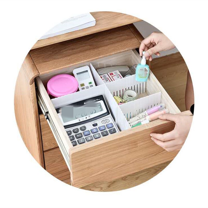Verstelbare Plastic Lade Divider Diy Opslag Planken Huishoudelijke Gratis Combinatie Partitie Boord Ruimtebesparend Divisie Gereedschappen