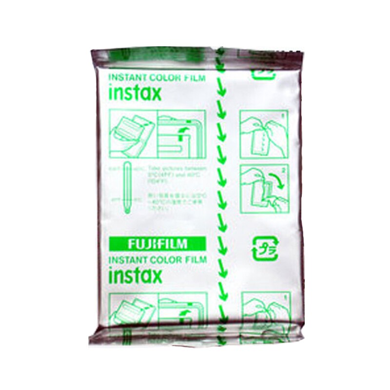 Fujifilm polaroid instax mini 9 hvit kant fotopapir sett til liplay umiddelbar mini liplay 7s 70 90 kamera: 10 stk papir