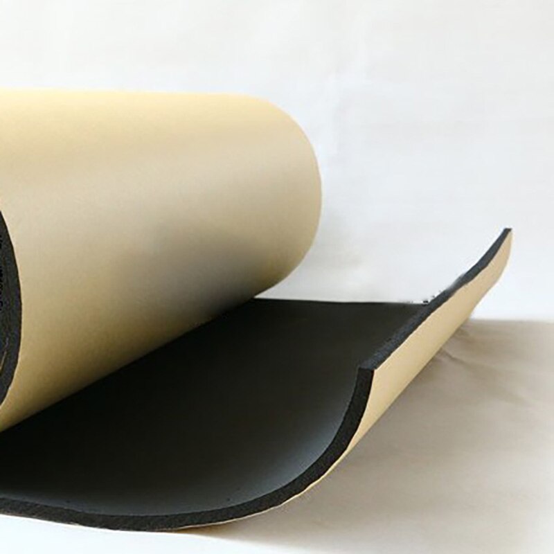 auto varmeisolering bomulls lim skum 30 x 50cm tykk lydisolert bil gummi skum absorberende bil støyisolering skum bord