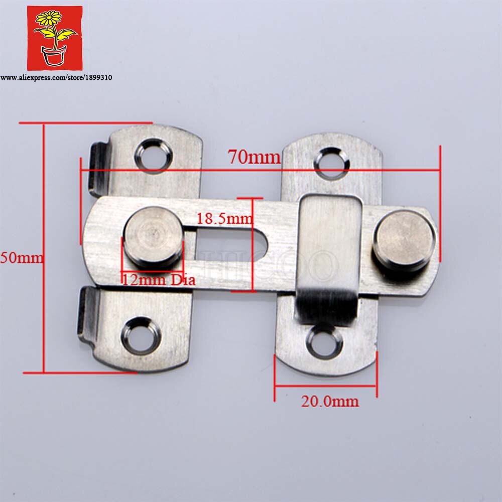 CHICOO 3inch Door Safety Guard Stainless steel Security Buckle Door Guard Bolt House Door Guard Front Door Guard