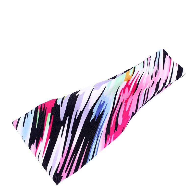 Bohemia print wide stretch kvinder hår caps hovedbeklædning hovedbeklædning turban hovedbeklædning bandage hår bandana hår styling tilbehør: Type 1