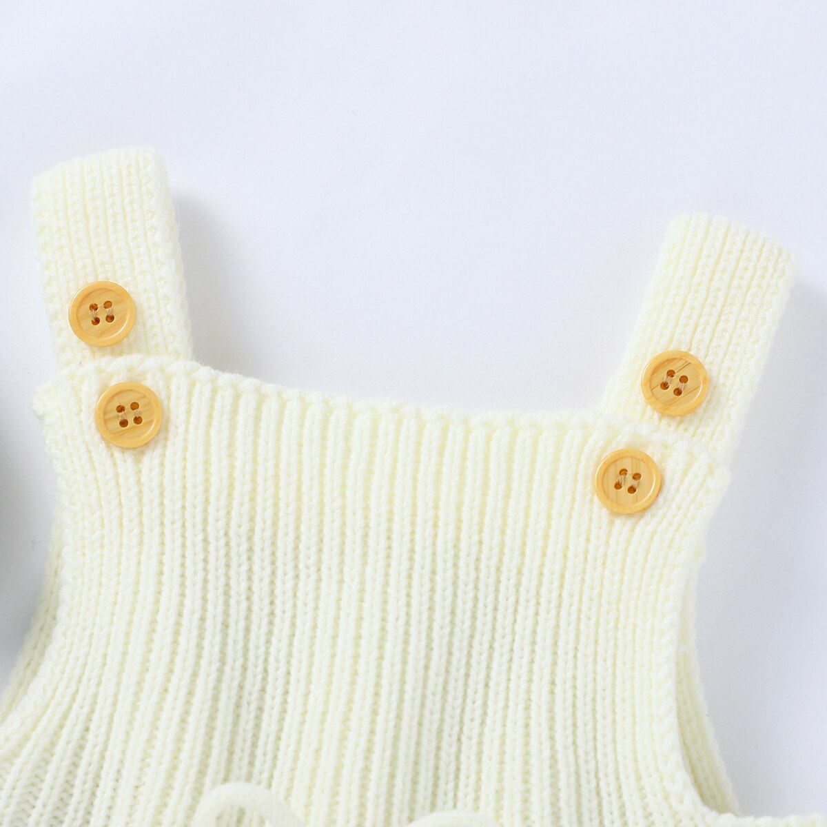 3-24M Gebreide Baby Romper Hoed 2 Stuks Baby Jongens Meisjes Zomer Aututumn Patch Mouwloze Jarretel jumpsuit + Hoed