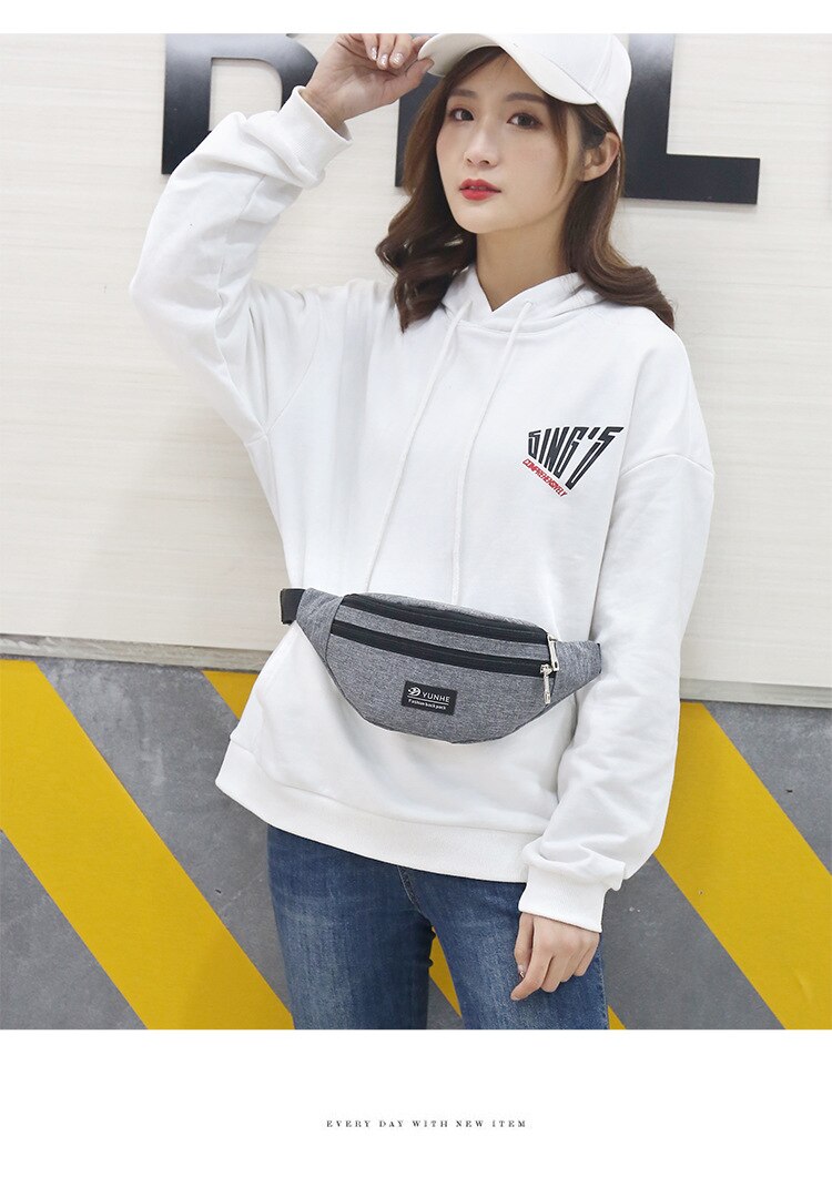 Sac banane étanche pour téléphone, pochette à la taille pour hommes et femmes,