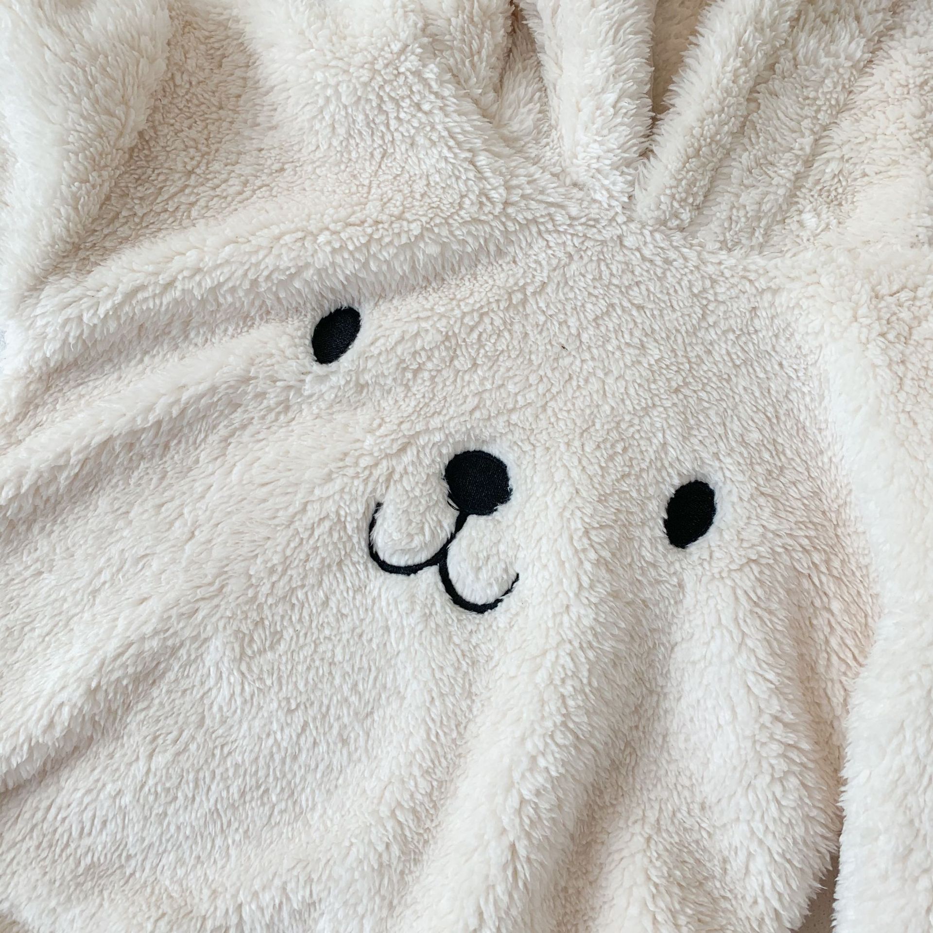 Winter baby lam wollen bodysuit baby jongens meisjes cartoon beer bodysuit kleding dikker warme baby jumpsuit babykostuums