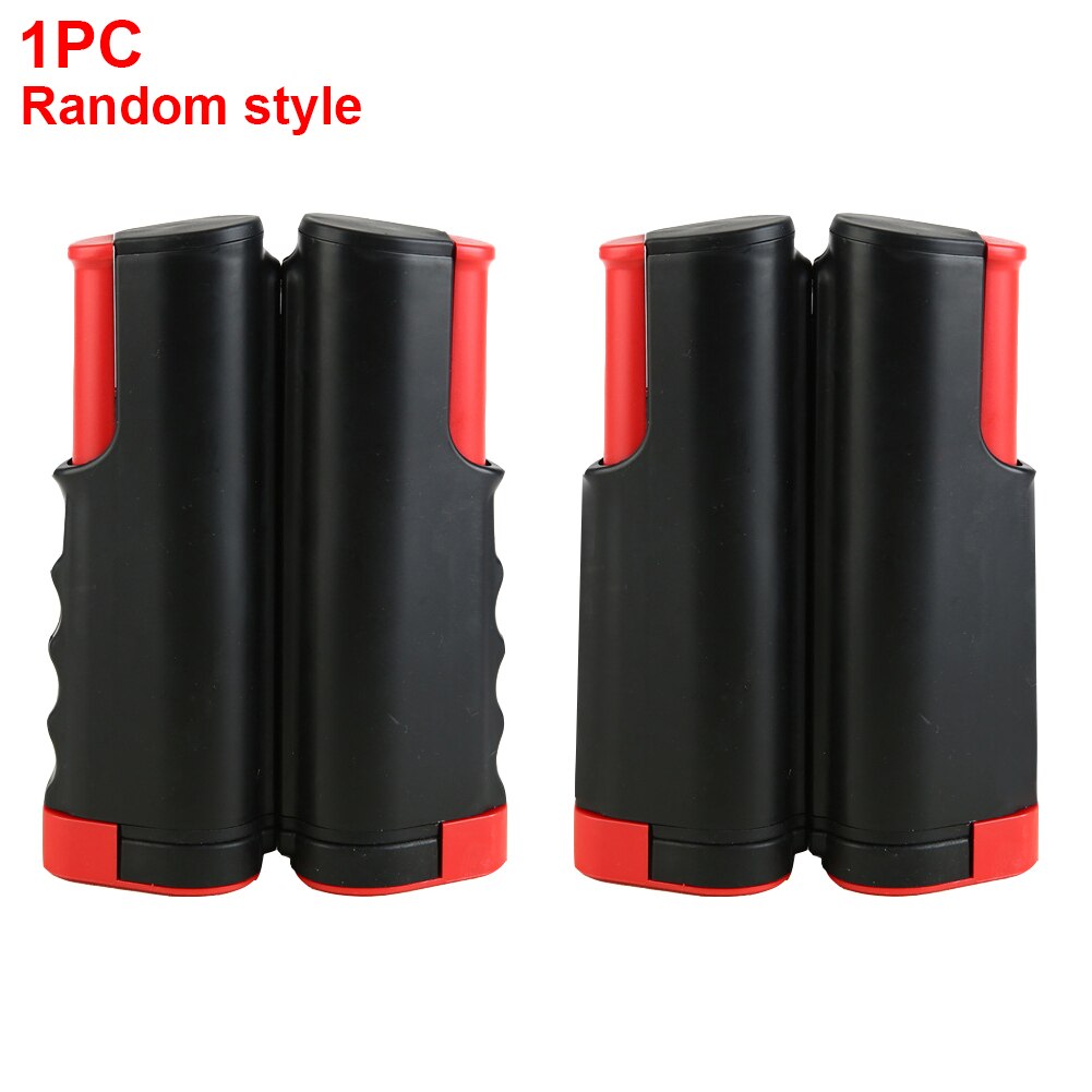 Universal portátil malla Net para tenis de mesa antideslizante reemplazo con firme para una pieza retráctil deporte suministros red gimnasio: Black And Red