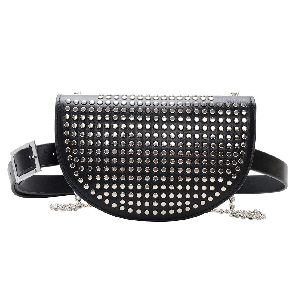 Bolso de hombro tipo bandolera Retro para mujer, cadena semicircular para mujer, pequeño bolso de pecho, bolso de compras de piel sintética, bolsos de viaje tipo mensajero