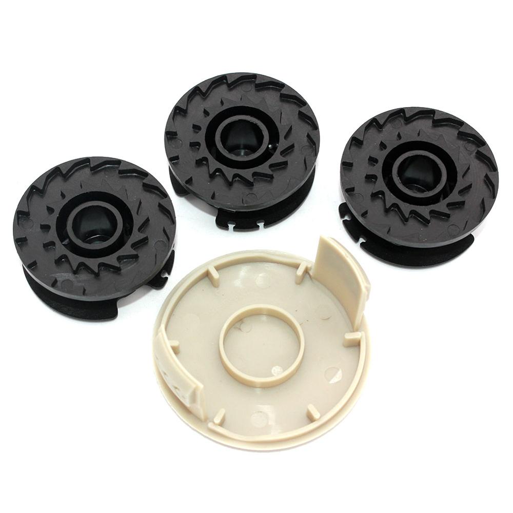 Spool With Line+Spool Cap Cover For Ryobi RLT36 P2000 RLT18 P2001 P2002 P2003 P2004 P2005 P2006 P2200 RLT1825Li RLT1830H13