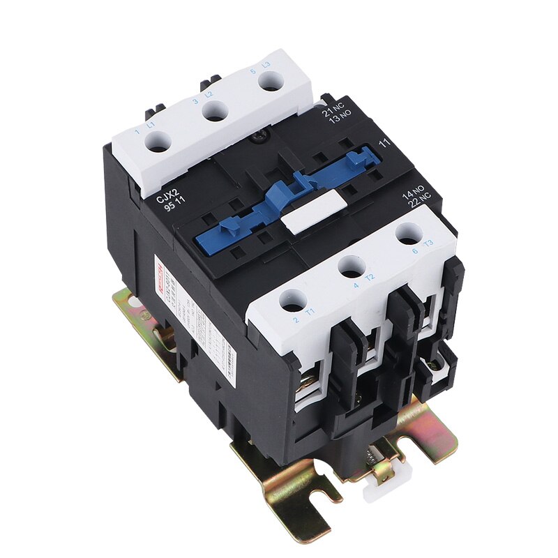 Vekselkontaktor cjx 2-9511 trefaset kontaktor 380v 220v 50a garanterer sølvpunkt  lc1-d95