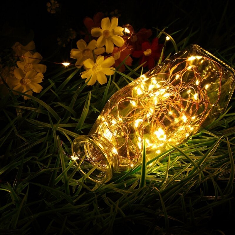 10m 100 LED Waterproof Copper String Light 3AA Battery Operated 8 Modes Fairy Lights with Remote controller for Christmas Tree