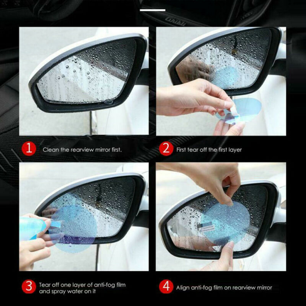 Car Rainproof film Auto Rear View Mirror Side Window Glass Hydrophilic