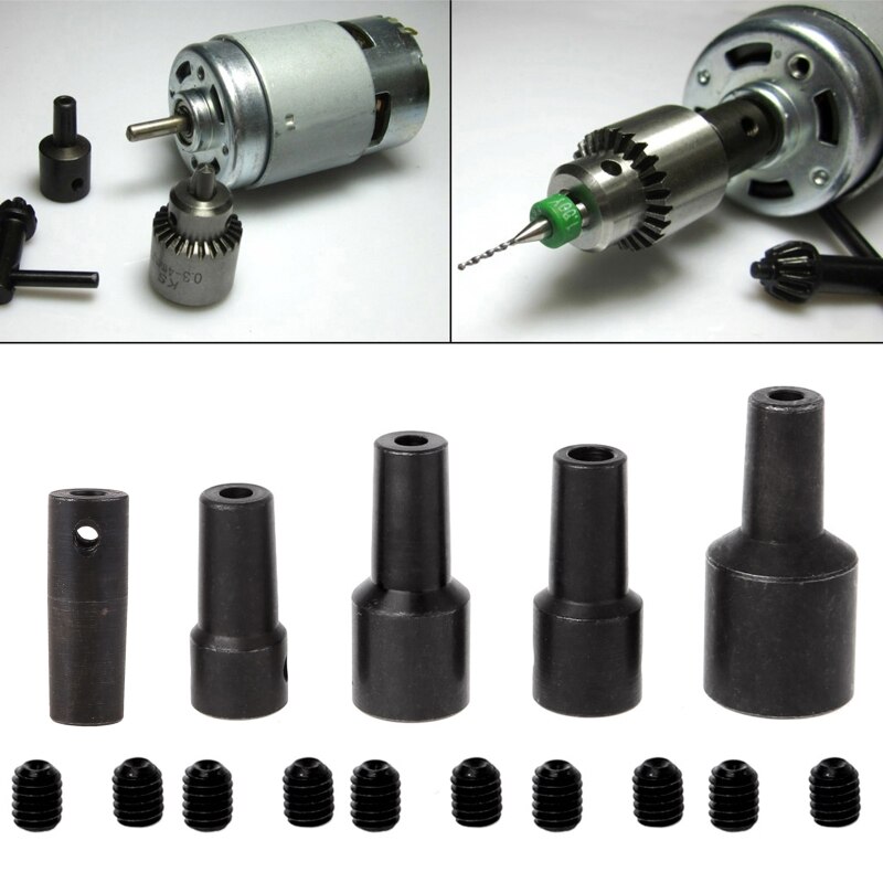 Manchon réducteur de coupleur d&#39;arbre moteur, 5mm-14mm, tige de connexion pour mandrin de perceuse B12 896B
