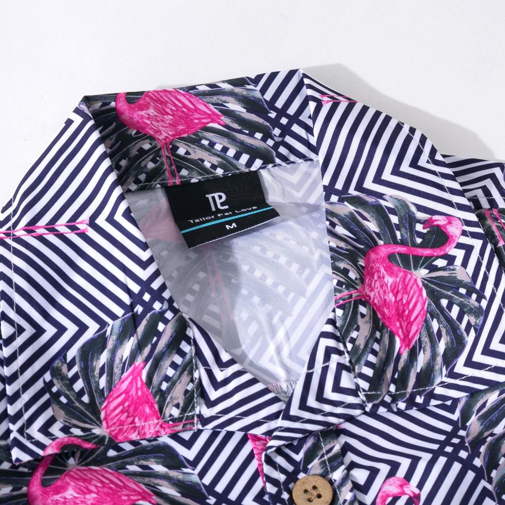 Camisa de hombre Casual verano playa blusa para hombre estampado Hawaiano Camisa suelta botones casuales Top Camisa Masculina 5XL