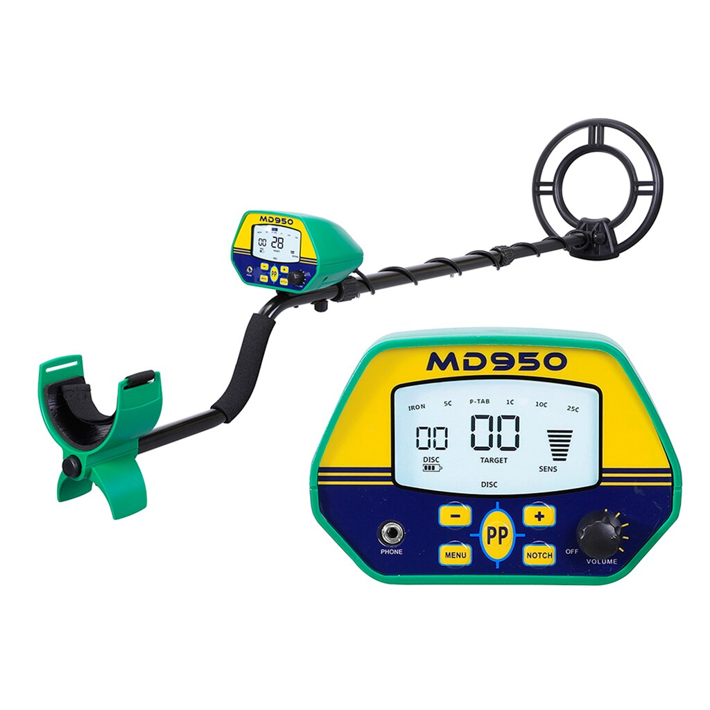 Bobina de búsqueda impermeable de 10 pulgadas, Detector de metales subterráneo, herramienta de detección de metales, MD-950