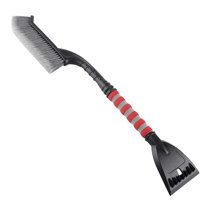 Sneeuw Borstel Met Afneembare Ijskrabber, Sneeuw Removal Tool Wasstraat Borstel Voor Auto 'S, Vrachtwagens, Suv 'S, voorruit: RED