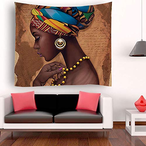 Piger traditionelle afrikanske kvinder sorte gobeliner vægkunst