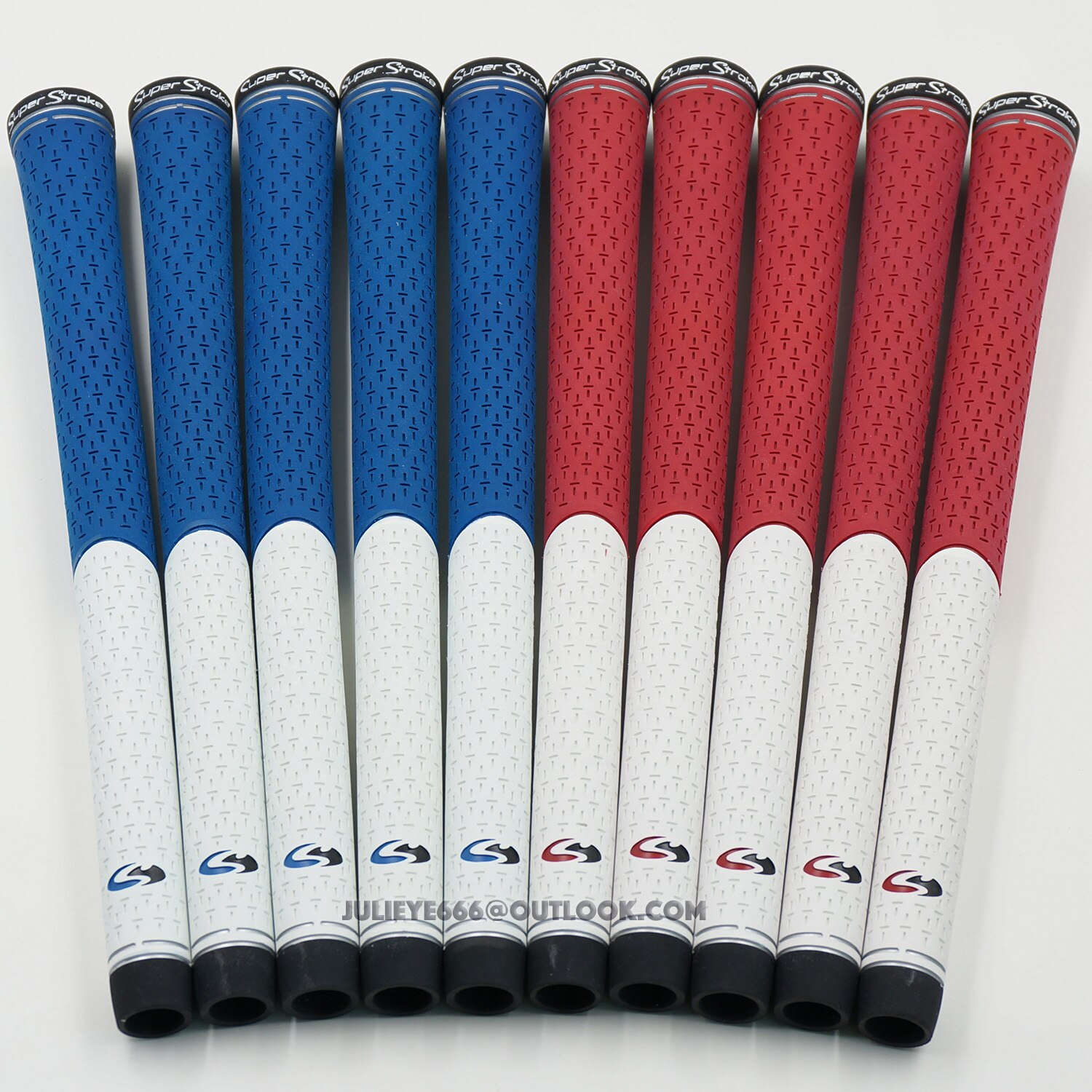 Golf Club Grips MIDSIZE Rubber Red/Blue/Green 3 Co... – Vicedeal