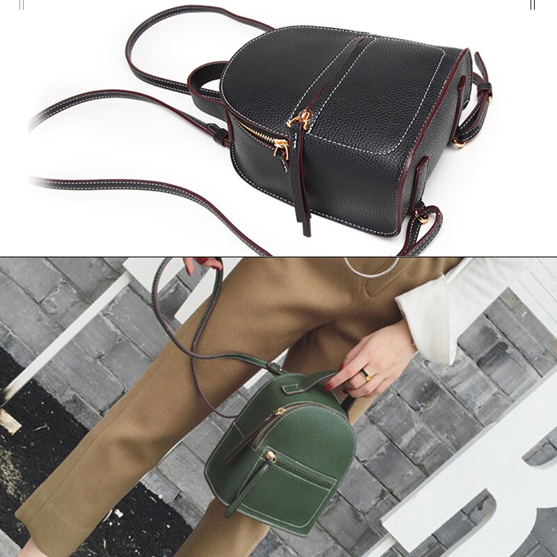 1Set DIY Kraft Paper Template Ladies Backpack Leisure Mini School Bag Leather Craft Pattern DIY Stencil Sewing Pattern