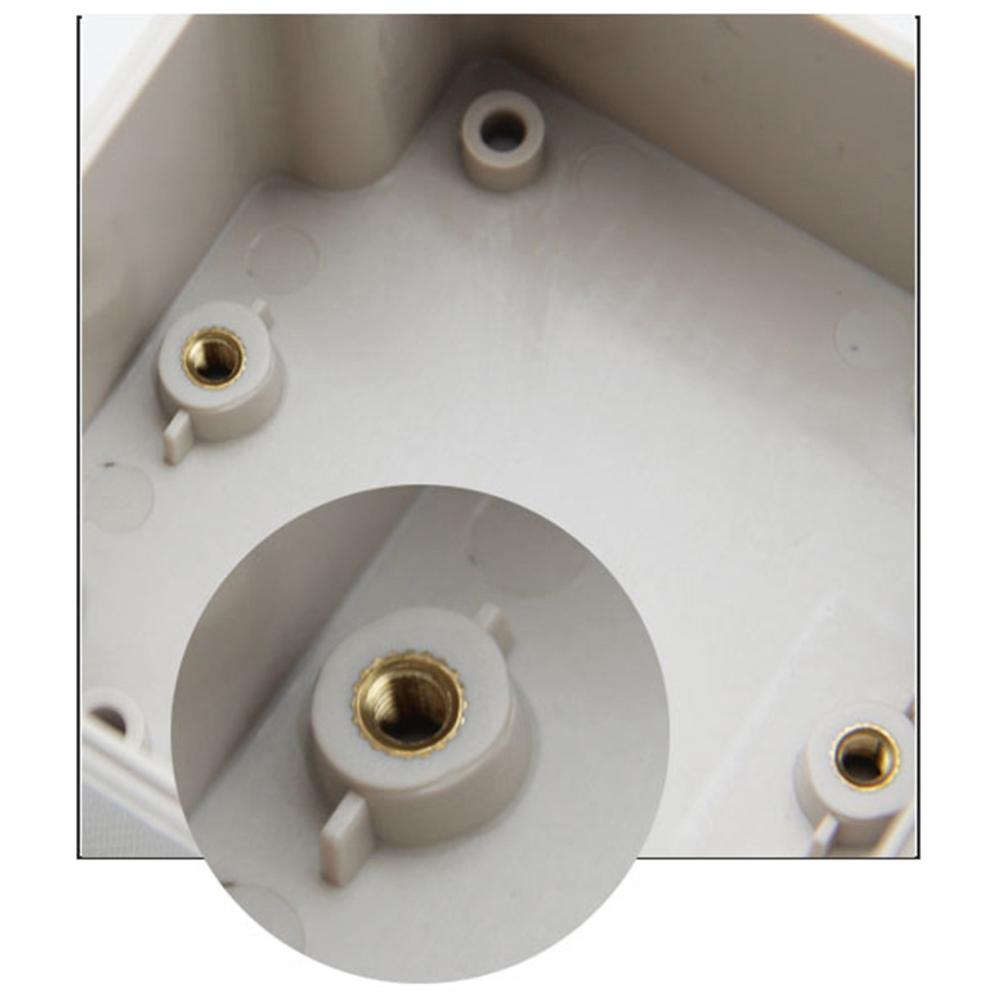 ABS plastic waterproof monitoring power box IP66 outdoor junction box rainproof seal button box DIY connections electrical box