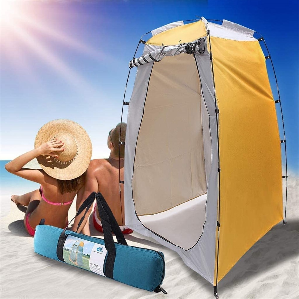 Portable Outdoor Shower Bath Changing Fitting Room Camping Tent Shelter Beach Privacy Toilet tent Camping Equipment