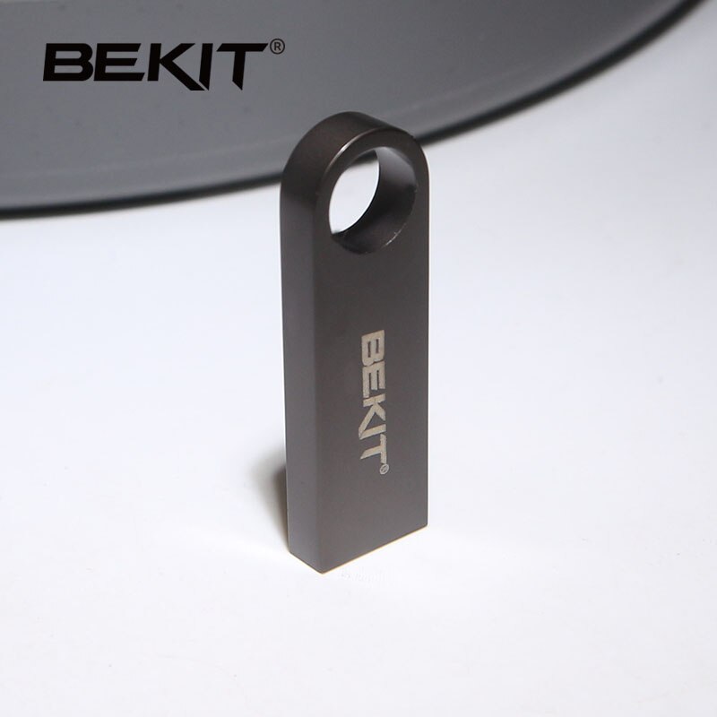 Bekit usb-stick 64gb metalen pendrive hoge snelheid usb-stick 32gb pendrive werkelijke capaciteit 16gb 8gb usb 2.0 flash: 4gb / Zwart