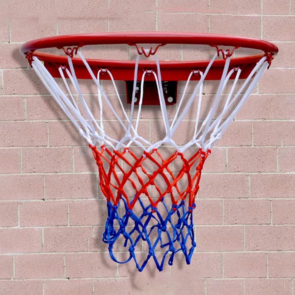 1Set 45cm Portable Wall Mounted Basketball Hoop Goals Rim and Net for Indoor Outdoor Use Adjustable Court Basketball System Set