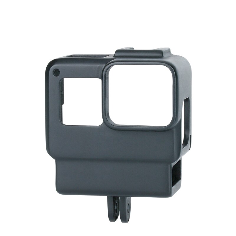 ULANZI V2 Original Vlog Gopro Adapter Case for GoPro Hero 7 6 5 Plastic Housing with Extend Microphone Port Cold Shoe Mount: Case for Gopro