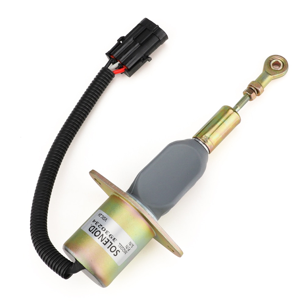 Fuel shutdown solenoid valve Diesel shut off solenoid 3930234 SA-4335-24 For Cummins 6CT 8.3 Komatsu 24V