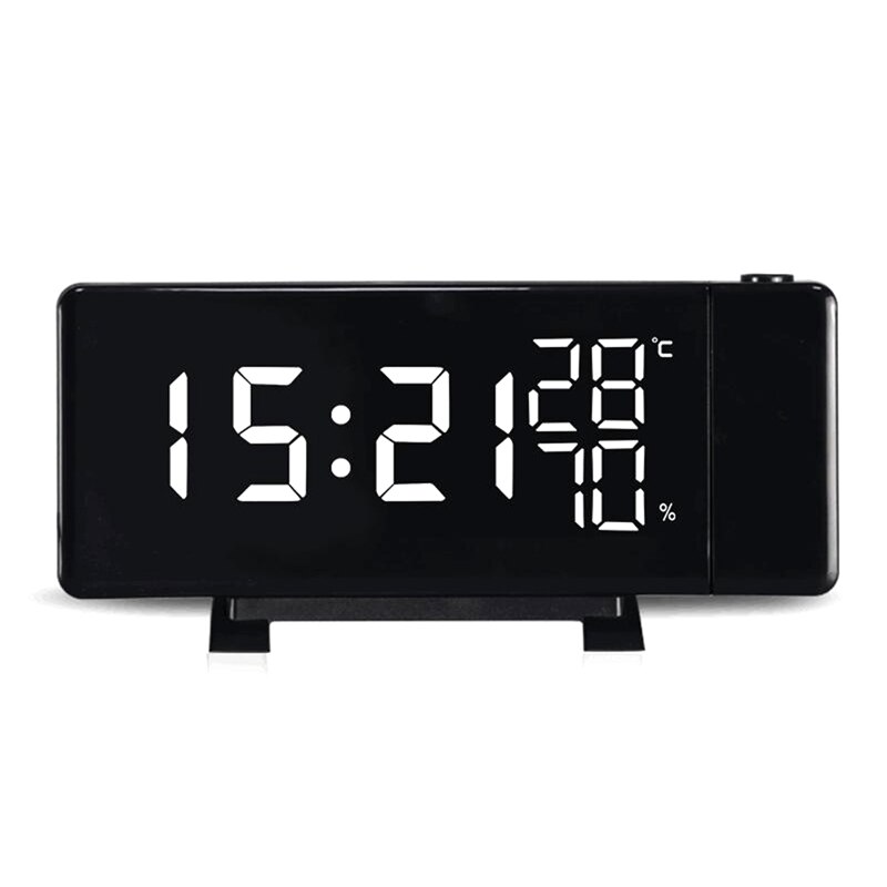 Projection Alarm Clock, LED Large Digital DisplayDual Alarm Indoor Thermohygrometer Display: Default Title