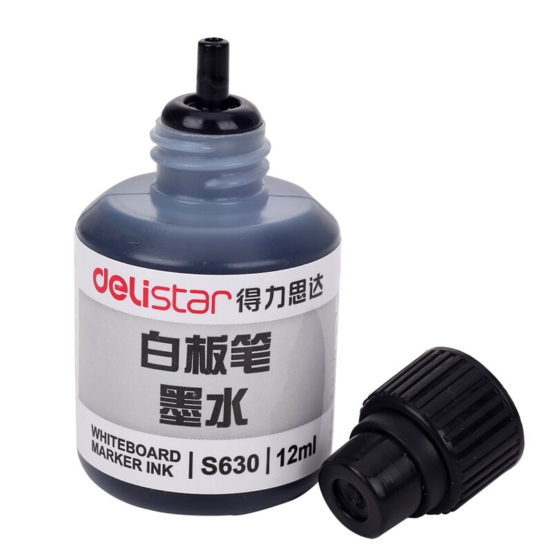 12ml whiteboard pen ink,whiteboard pen replenisher,3-color easy-to-erasable whiteboard pen ink,office stationery