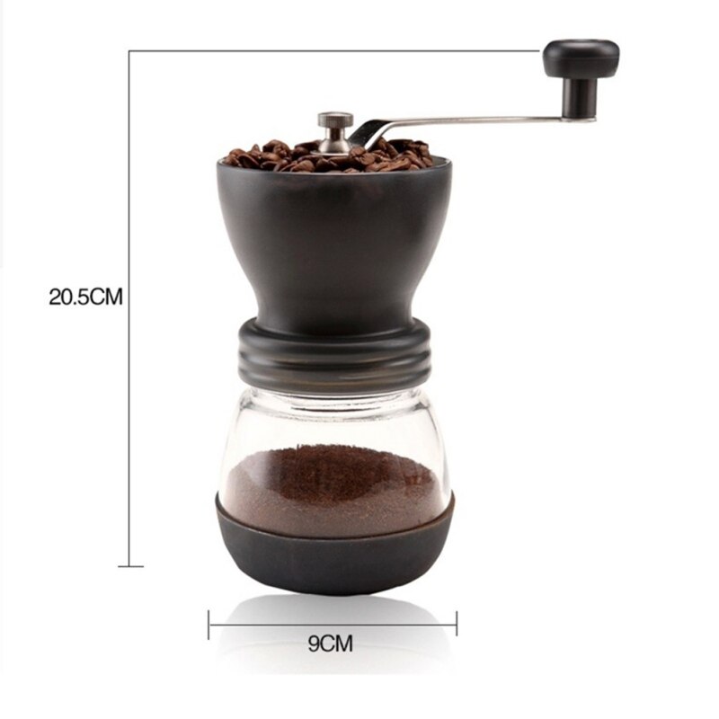 Handmade Manual Coffee Grinder Coffee Bean Burr Grinders Mill Grinders Coffee Bean Mill Easy Clean Kitchen Tools